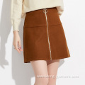 Women Mini Party Skirt with Zipper